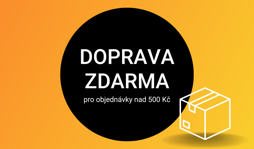 DOPRAVA ZDARMA nad 500 K
