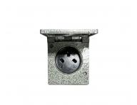 Z�suvka s ploch�mi kontakty jednon�sobn� kovov� ABB C1, IP44, 110 V - �ed�