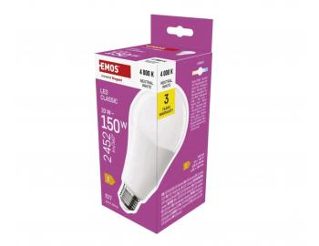 LED rovka Emos Classic A80, E27, 20 W (150 W), neutrln bl