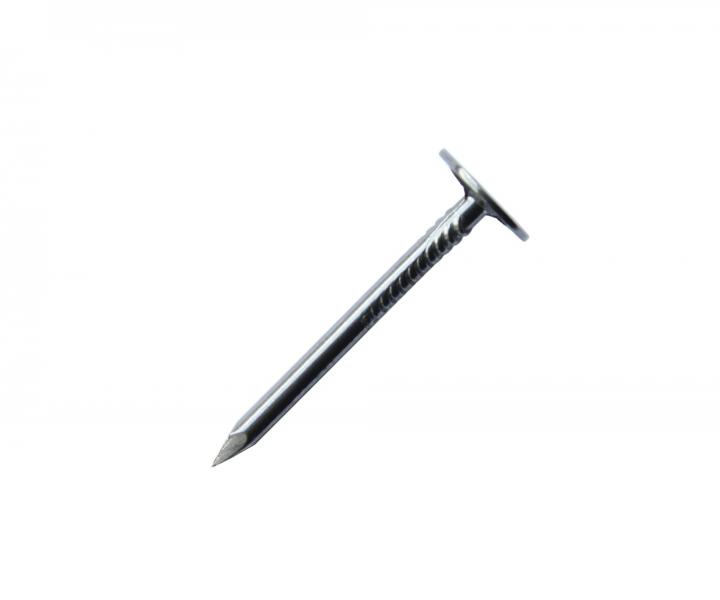 Hebk s velkou hlavou do krytiny/lepenky Chalko, 2,8 x 25 mm, zinkovan - 1 kg