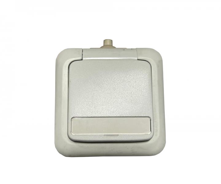 Zsuvka jednonsobn do vlhka ABB Variant 5518-2610 B, IP44, popisn pole - bl