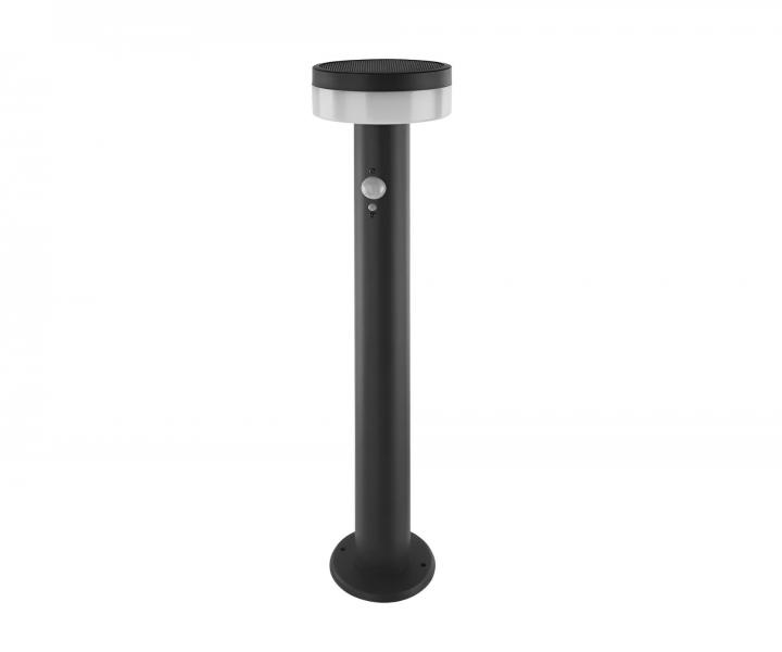 LED zahradn solrn sloupkov svtidlo s idlem soumraku Emos Terion ZGJ0B4S, IP44, 2 W, tepl bl