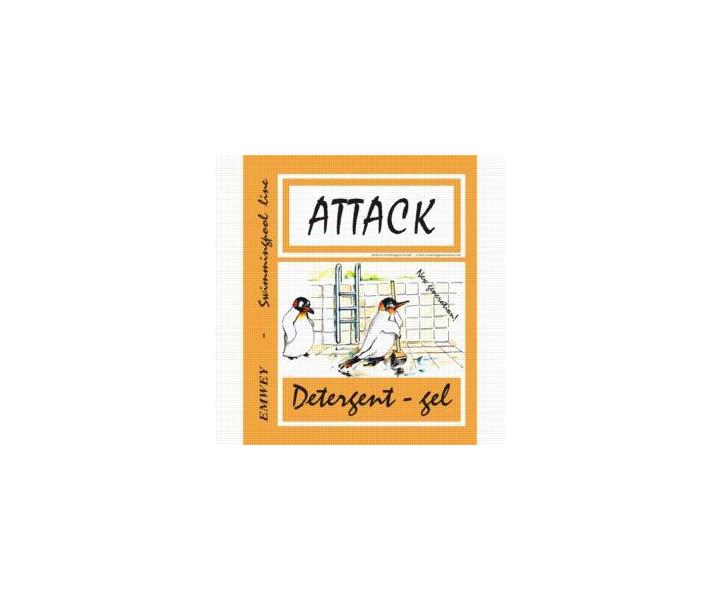 istc ppravek na bazny Attack detergent gel - 1 l