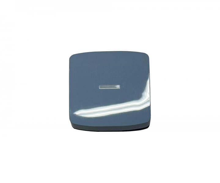 Kryt spnae jednoduch s przorem ABB Tango 3558A-A653 M2 - svtle modr