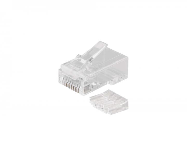 Konektor pro UTP Emos RJ45 - prhledn