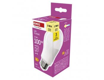LED rovka Classic A60 / E27 / 13 W (100 W) / 1521 lm / tepl bl Emos ZQ5E61