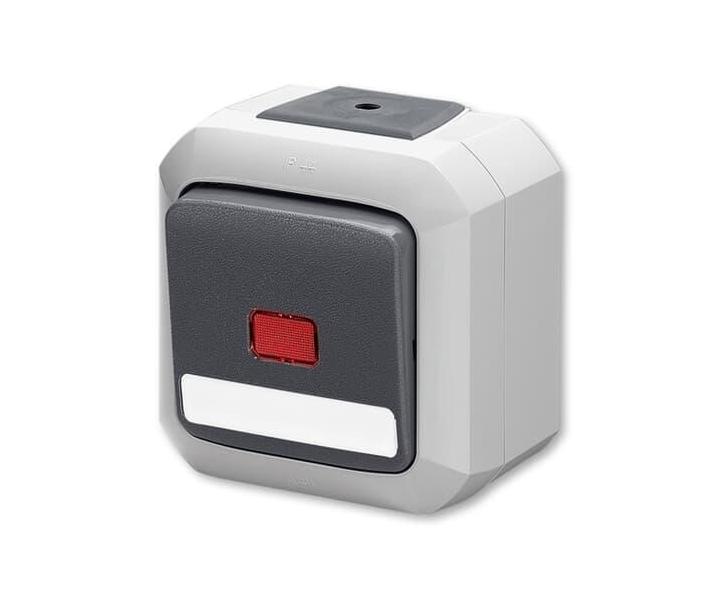Spna dvojplov se signalizan doutnavkou, s popis. pol., . 2S, IP54, bezr. sv. ABB Variant 3559N-C02512 S - ed