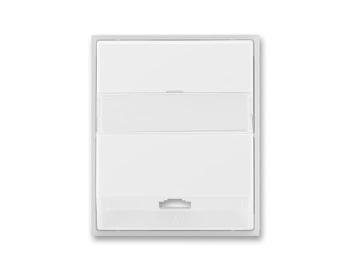 Kryt zsuvky telefonn, jednonsobn (pro pstroj 5013U) ABB Element 5013E-A00213 01 - bl/ledov bl