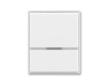 Kryt spnae jednoduch, s przorem ABB Element 3558E-A00653 01 - bl/ledov bl