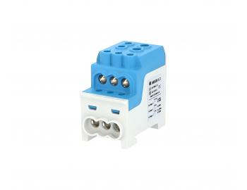 Blok pro rozdlen fz Hora eTec UVB 200 N, 200 A, 1000 V, 1-pl - modr