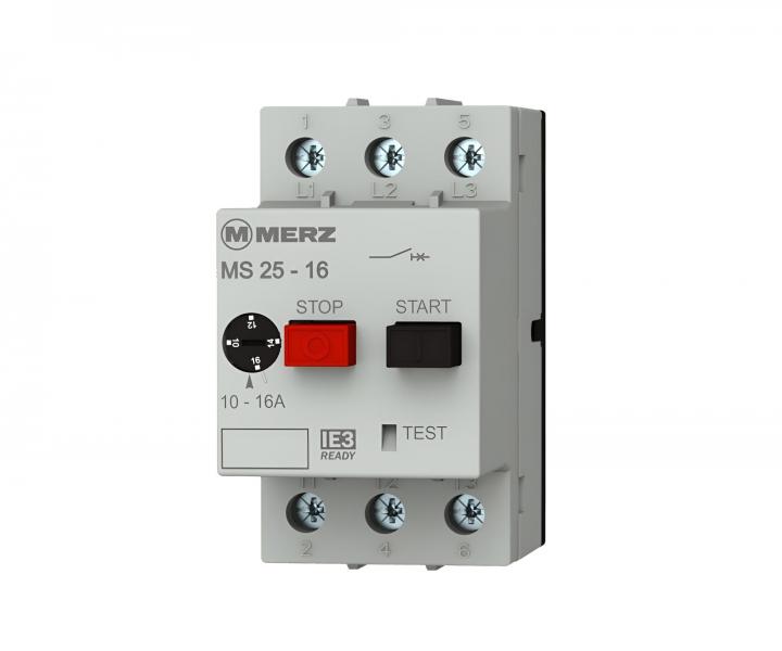 Motorov ochrann spout Merz MS25-16, 10-16 A