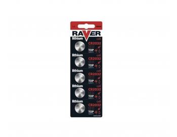 Lithiov knoflkov baterie Raver CR2032 - 1 ks
