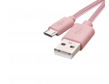Rychlonabjec kabel Emos SM7006P, USB A - micro USB B, rov - 1 m