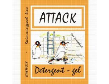 istc ppravek na bazny Attack detergent gel - 1L