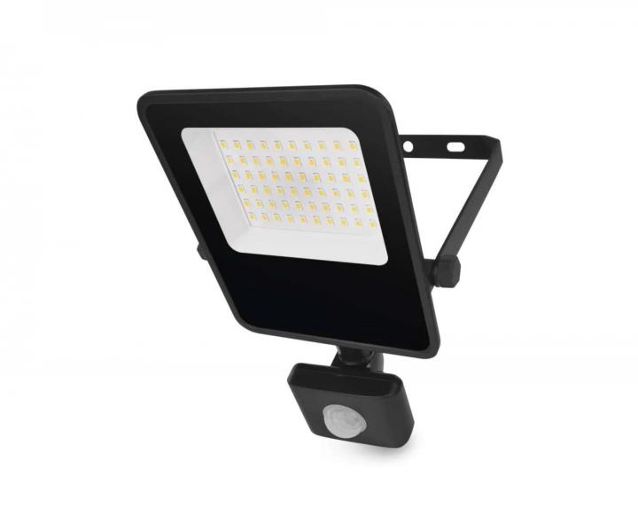 LED reflektor s pohybovm idlem Emos Visio ZS2933, IP54, 30 W, ern - neutrln bl