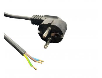 Flexo PVC ra 863077-1-53/3, 3x0,75, dutinky, hlov vidlice, ern - 3 m