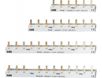 Propojovac lita PS3/12FI, 3F, 12 modul, prez 10 mm2 (max. 63 A), s vynechnm N chrnie ABB 2CDL231002R1012