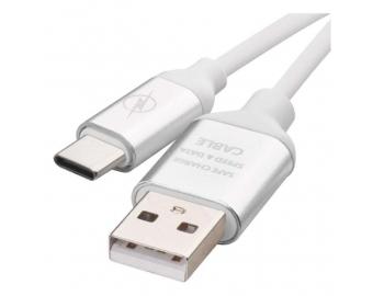 Nabjec a datov kabel USB-A 2.0 / USB-C 2.0, 1 m, bl Emos SM7025W