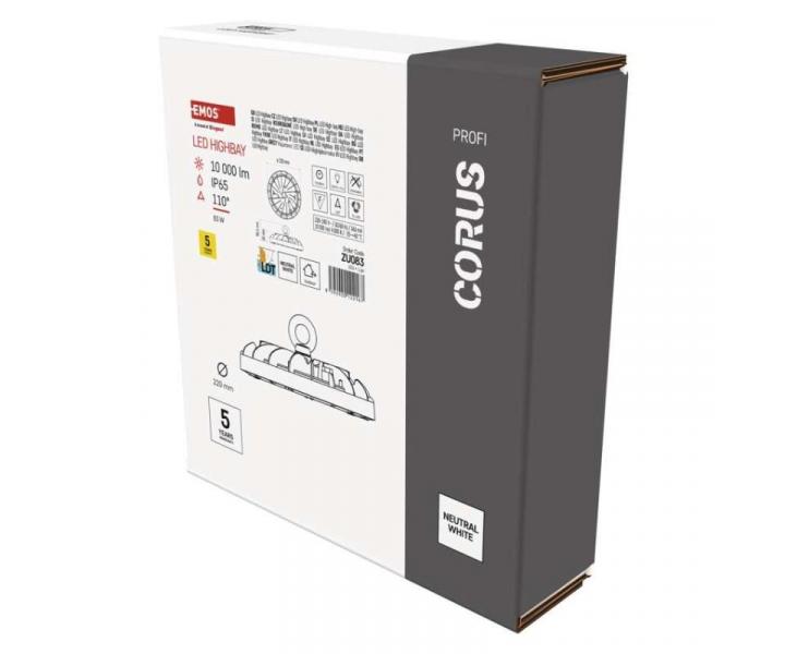 LED prmyslov zvsn svtidlo HIGHBAY CORUS 83W Emos ZU083