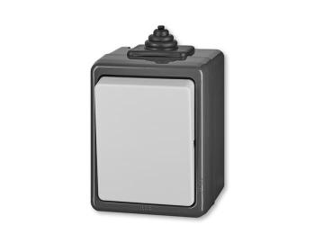 Ovlda zapnac, azen 1/0, IP44 ABB Praktik 3553-80929 S - ed