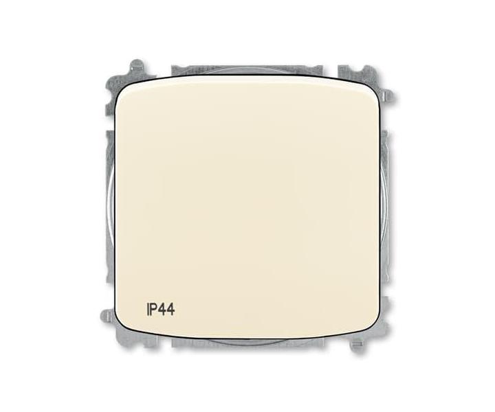 Pepna stdav, s krytem, azen 6, IP44, bezroubov svorky ABB Tango 3559A-A06940 C - slonov kost