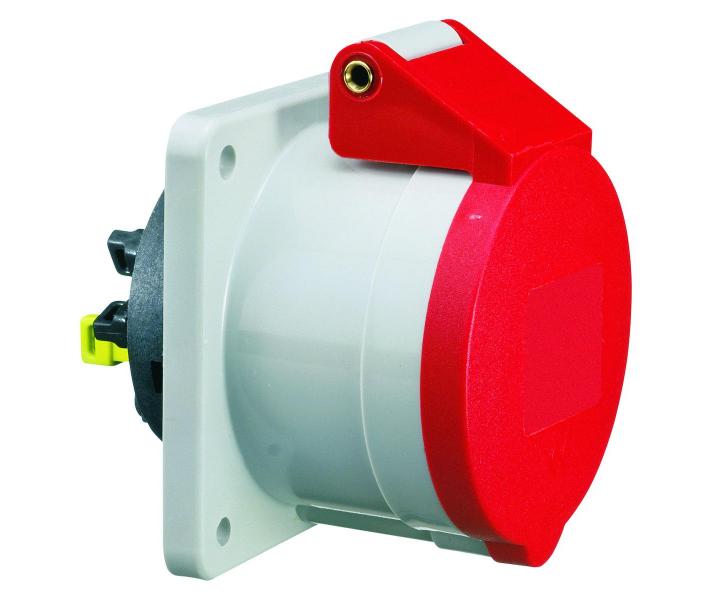 Zsuvka vestavn 16A 4p 400V IP44 6h Quick-Connect Bals 13693