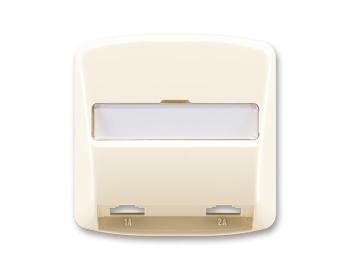 Kryt zsuvky telefonn, dvojnsobn (pro pstroj 5013U) ABB Tango 5013A-A00215 C - slonov kost