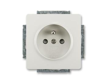 Zsuvka jednonsobn s ochrannm kolkem, s clonkami ABB Swing 5518G-A02359 S1 - svtle ed