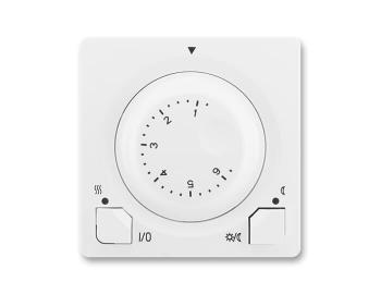 Termostat univerzln s otonm nastavenm teploty (ovl. jednotka) ABB Swing 3292G-A10101 B1 - jasn bl