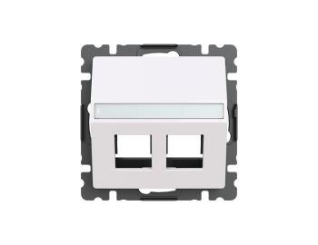 Kryt zsuvky komunikan pm (2x), s upevovacm tmenem ABB Zoni 5014T-A00418 500 - bl