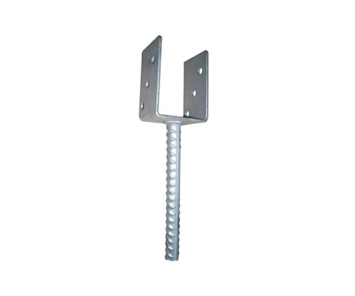 Kotevn patka do betonu U 100x100x125mm, M20, zinek
