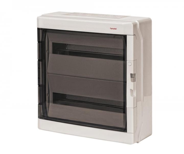 Rozvodnice na omtku Famatel Acqua Plus 39036 IP65 36 modul (2x18) 464x430x160 mm