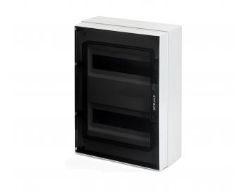 Rozvodnice na omtku Scame Ikona 679.2024.4, IP66, 24 modul (2x12), 317x420x140 mm