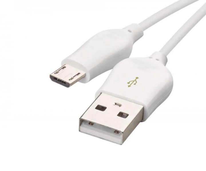 Rychlonabjec kabel Emos SM7004W, USB-A 2.0 / micro USB-B 2.0, bl - 1 m