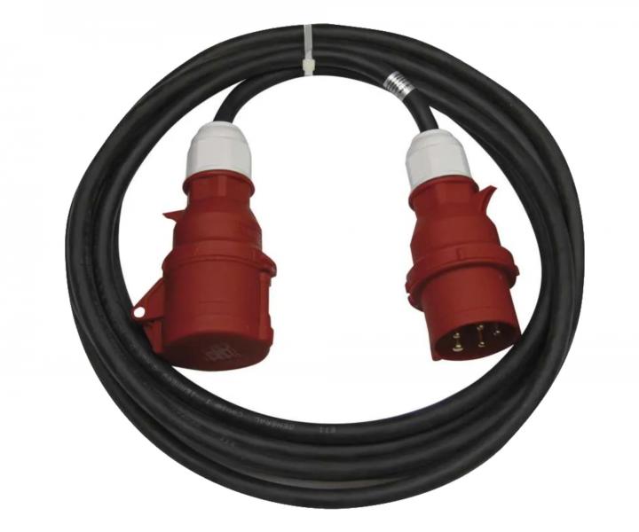 Gumov venkovn prodluovac kabel 3 fzov Emos PM0902 400 V, 2,5 mm2, ern, 10 m