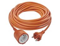 Dvouilov pohybliv pvod 20 m / 1 zsuvka / oranov / PVC / 230 V / 1,5 mm2 Emos P01320R