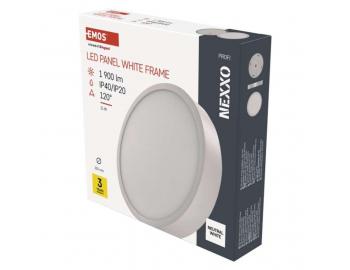 LED pisazen svtidlo NEXXO, kruhov, bl, 21W, neutrln bl Emos ZM5145