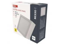 LED pisazen svtidlo NEXXO, tvercov, bl, 7,6W, neutrln bl Emos ZM6125