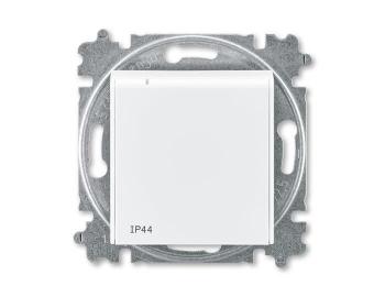 Zsuvka jednonsobn s ochr. kolkem, s clonkami, s vkem, IP44 ABB Levit 5519H-A02997 03 - bl/bl