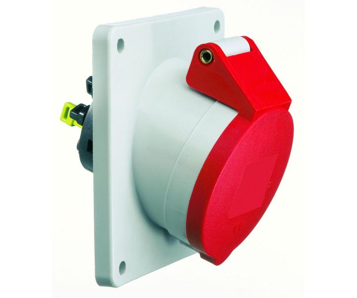 Zsuvka vestavn 16A 5p 400V IP44 6h Quick-Connect Bals 12730