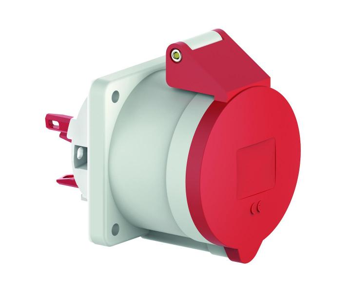 Zsuvka vestavn 32A 5p 400V IP44 6h Quick-Connect Bals 132002