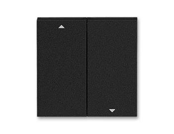 Kryt spnae aluziovho kolbkovho, dlen, s potiskem ABB Levit 3559H-A00662 63 - onyx/kouov ern