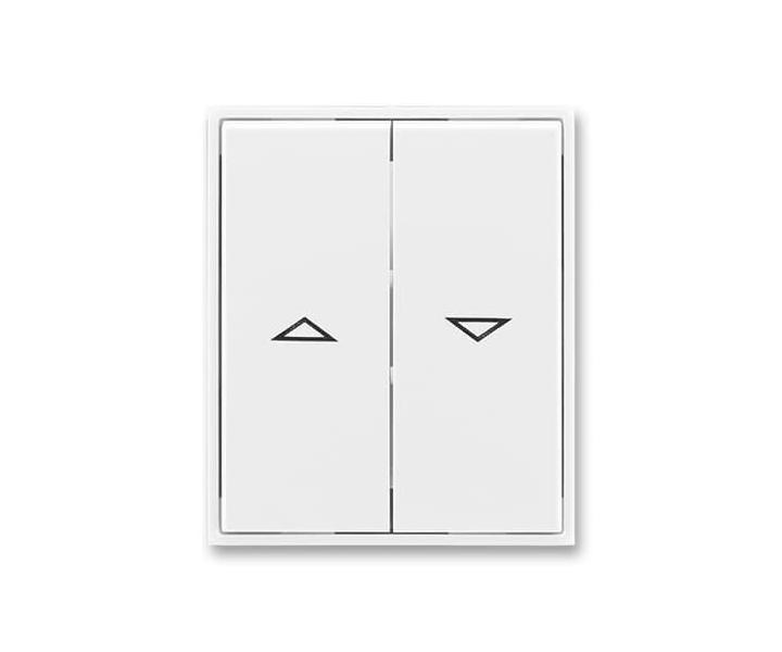Kryt spnae aluziovho kolbkovho, dlen, s potiskem ABB Element 3558E-A00662 03 - bl/bl