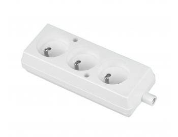 Trojnsobn zsuvka Jonex GN-370, IP20 , 16 A, 250 V - bl