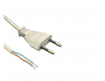 Flexo PVC ra 822051-2-1/2, 2x0,5, cn, rovn ploch vidlice, ed, 2 m - II. jakost - popinn