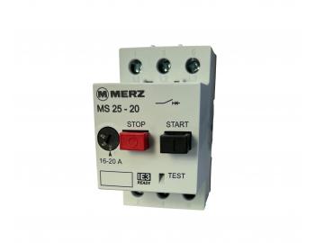 Motorov ochrann spout Merz MS25-20, 16-20 A