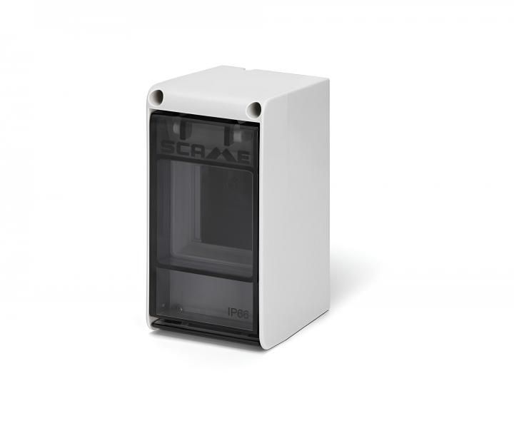 Rozvodnice na omtku Scame Ikona 679.1002, IP66, 2 moduly (1x2), 71x140x100 mm