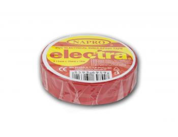 Izolan pska Napro electra PVC 0,13 mm x 15 mm x 10 m, erven