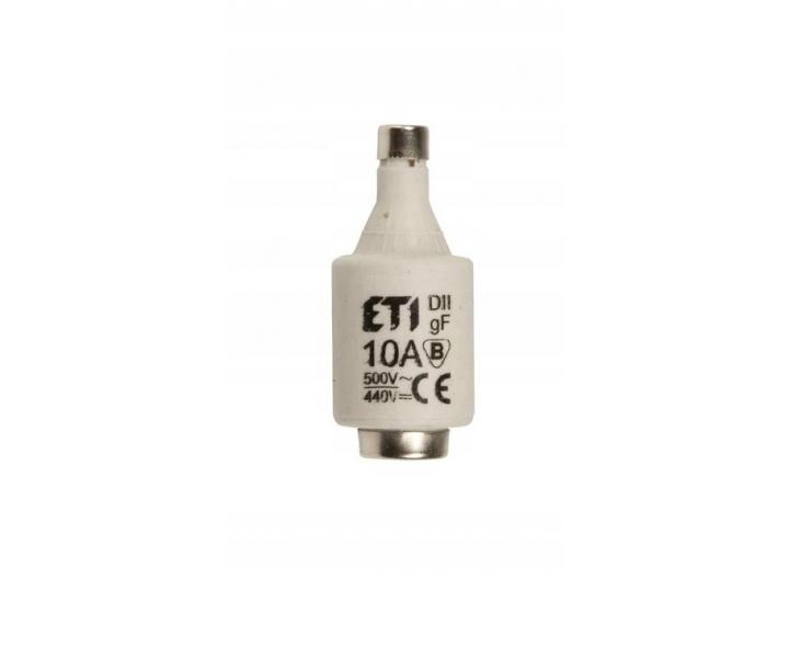 Pojistkov vloka ETI 002312104, velikost DII DZ, gF, 10A, 500V