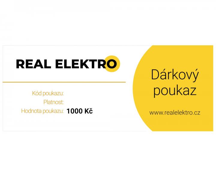 Elektronick drkov poukaz na 1000 K
